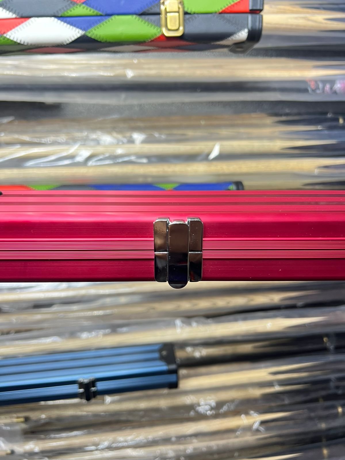 Valise Aluminium Rouge 3/4