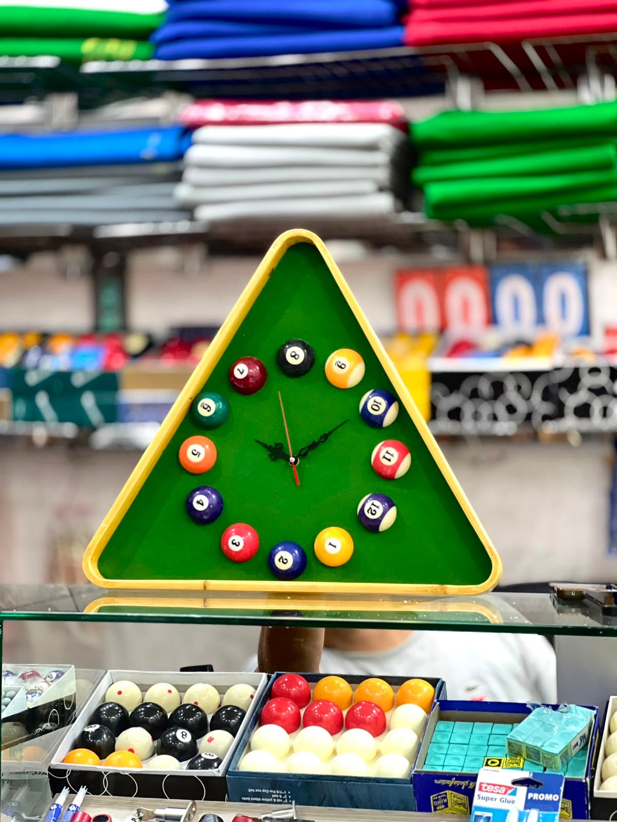 Horloge Murale Billard